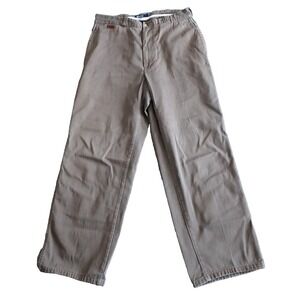 Vtg Polo Ralph Lauren 80s Men's Khaki‎ 32 X 28" Cotton Chino Pants Made USA